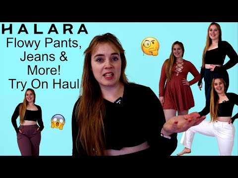 Halara Try On Haul | Perfect Autumn/Winter Outfits! | Flowy Pants, Halara Jeans & More!