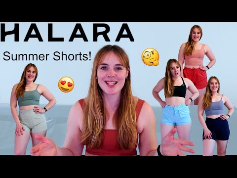 Halara Try-On Haul | Summer Shorts Collection 2022 | Cute Sets And Vibrant Colours!