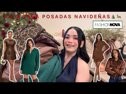 HAUL DE ROPA PARA POSADAS NAVIDEÑAS😍🎄🦌 Cyber monday‼️ @FashionNova