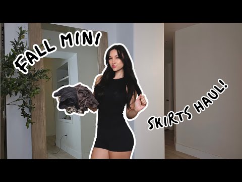 HAUL VIDEO:||  FALL MINI SKIRTS HAUL!
