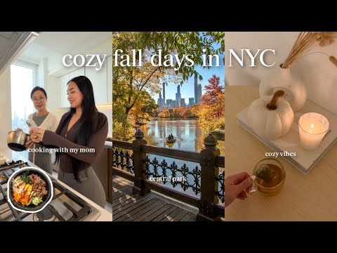 Healthy Girl Fall Days With My Mom 🍁 | Healthy Habits, Korean Skincare, & cooking korean food!