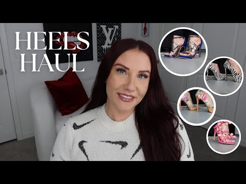 High Heel Try-On Haul 2025 | My Favorite Heels I’ve NEVER Worn 👠💋 Ruby Red