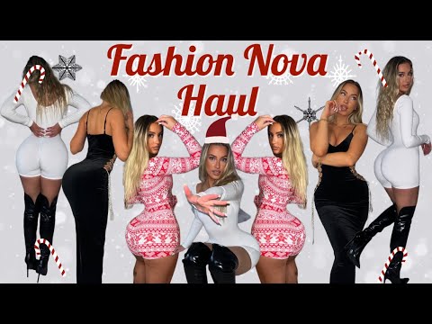HOLIDAY OUTFITS WITH FASHION NOVA 🎄🎅🏼 you NEED to see this dress…. #fashionnova
