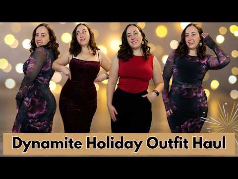 Holiday Party Outfit Haul | Dynamite 2024 Midsize Clothing Haul