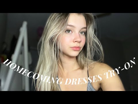 HOMECOMING DRESS TRY-ON HAUL //TheAngelPoli