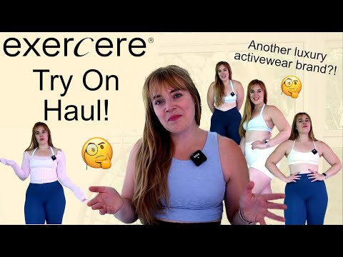 HONEST Exercere Try On Haul & Review | Overpriced Alo Yoga Wannabe Or Actually Cute & Worth It?!