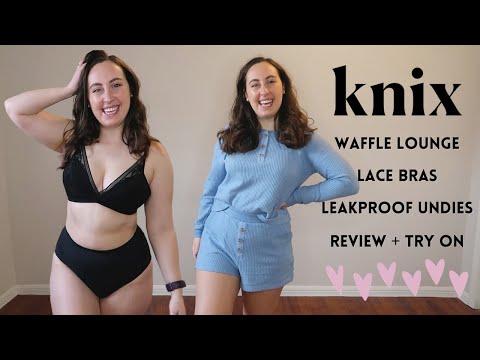 Honest Knix Review | Lace Bra + Undies, Waffle Lounge