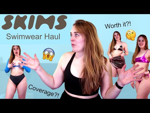 HONEST Skims Swimwear Try On & Review | Fun Designs That Are Worth It?! | Made For Normal Bodies?!