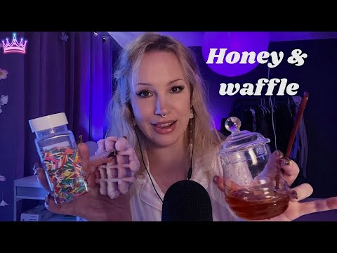 Honey & waffle trigger to put you in a deep trance 🍯🧇 | Tingle Master ASMR