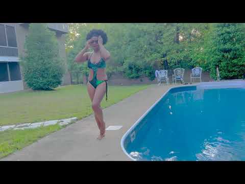 Hot Miami Style |Amazon Bikini |Swimming in 💯  latex sequins bikini | bikini OOTD | Poolvlog