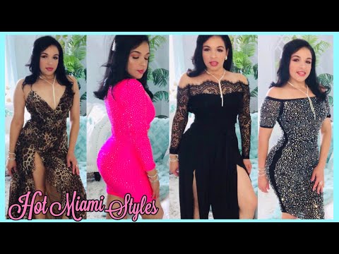 HOT MIAMI STYLES TRY ON HAUL | VESTIDO BONITOS  PARA FIESTA 2019/Nady