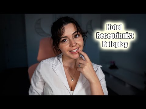 Hotel Receptionist Checks You In ASMR | Flirty Roleplay With Boston Accent