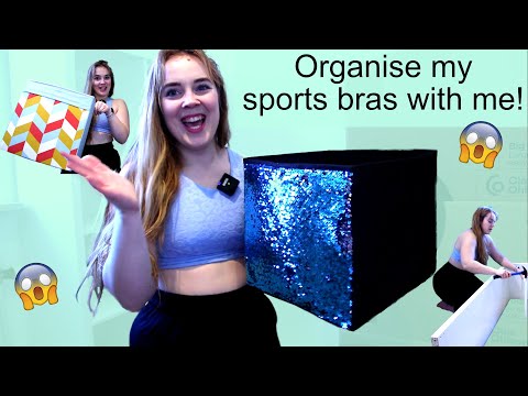 How I Organise My Sports Bras! | Let's Chat Activewear & IKEA furniture Ft. A Kallax | Hang Out