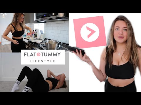 how I'm staying fit during quarantine… FLAT TUMMY APP!!!