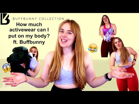 How Much Buffbunny Can I Wear At The Same Time?! | Trying On As Many Activewear Pieces As Possible!