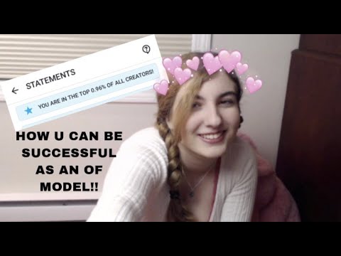How to Be Successful on OF!! Advice from a Top 1% Model!!