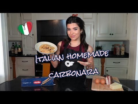 How To Make Authentic Italian Carbonara At Home | Easy No Cream Pasta Recipe!