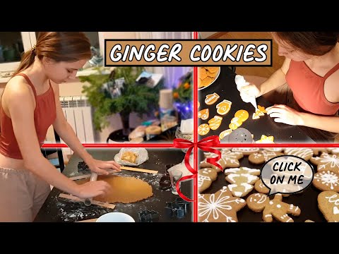 How to make ginger cookies. Let's cook with me!