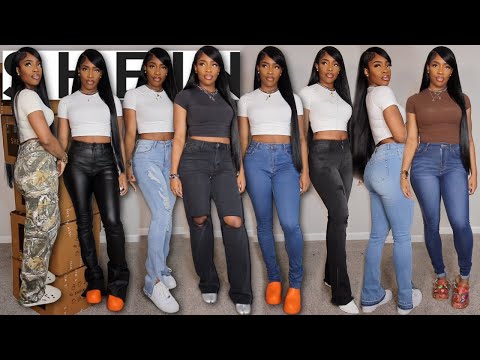 *HUGE* (20 Pair) SHEIN Jeans Try on Haul – Tall Girl Friendly? (NOT Sponsored + Coupon Code)