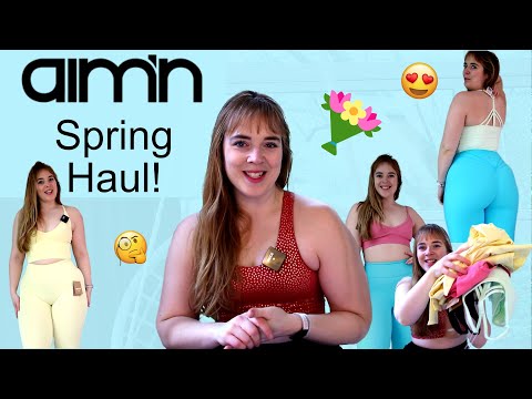 HUGE Aim'n Spring Haul | Ribbed Performance, Shape Seamless & More! | Try On & Review