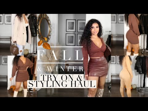 HUGE FALL & WINTER -Try On & Styling CLOTHING Haul- ZARA & FASHION NOVA 2021 #FallHaul #Zara