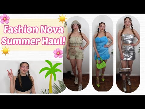 HUGE Fashion Nova Spring and Summer Haul 🌸✨ Summer Outfit Ideas