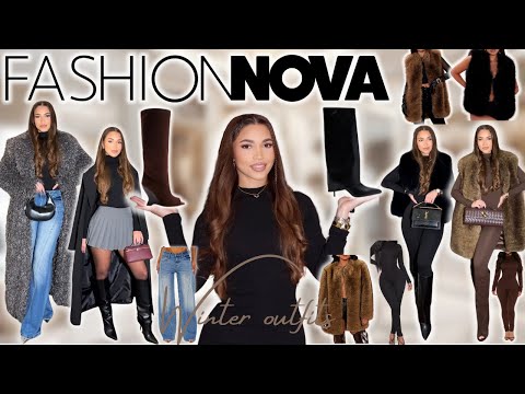 *HUGE* FASHION NOVA WINTER TRY ON HAUL + Styling ideas 2024 | Beyonce Brown