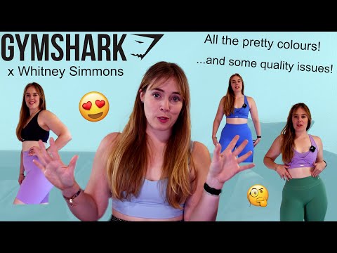 HUGE  Gymshark x Whitney Simmons Season 4 Try On Haul | All The Activewear And All The Issues!