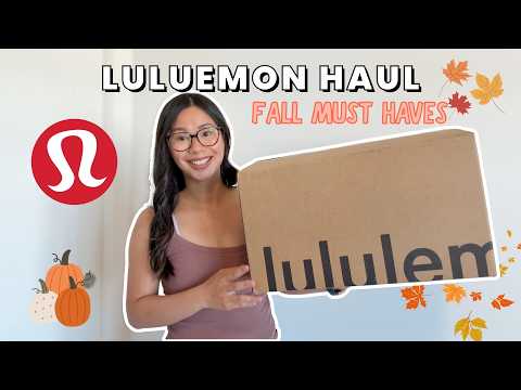 Huge Lululemon Fall Try-On Haul 🍁 New Arrivals & Must-Have Staples | 2025