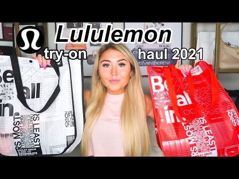 HUGE LULULEMON TRY-ON HAUL 2021! *NEW ARRIVALS AT LULULEMON* OVER $600 WORTH!