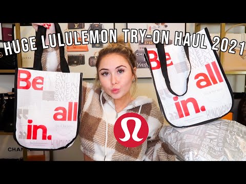 HUGE LULULEMON TRY-ON HAUL 2021! (so many new things + what I got on sale!) *Over $700 later…*