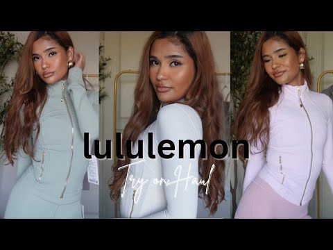 HUGE LULULEMON TRY ON HAUL 🤍 is it WORTH the Hype?? (Leggings, Defined Jackets, Tops, Sport Bras)