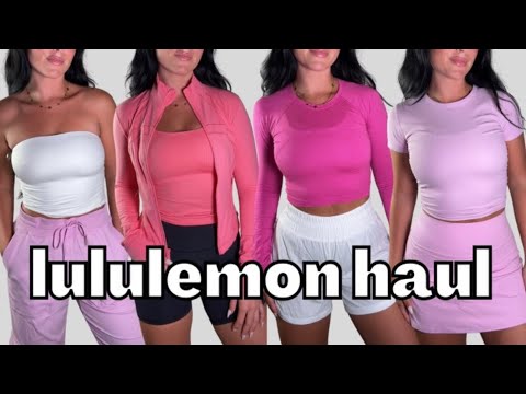 HUGE lululemon try on haul! pink lovers 💗
