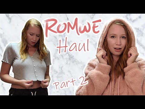 HUGE ROMWE TRY ON HAUL PART 2 Casual, Comfy, Lounge wear collection