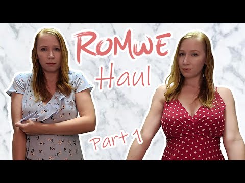 HUGE ROMWE TRY ON HAUL SUMMER COLLECTION Part 1
