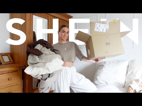 HUGE SHEIN HAUL | try on + new in | autumn jackets, jumpers, co-ords, dresses, home & more | uk 2025