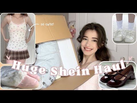 huge shein try on haul ♥ feminine / coquette style