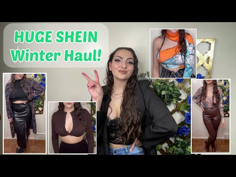 HUGE SHEIN Winter Clothing Try On Haul || Coats, Dresses, Tops, Skirts, Pants