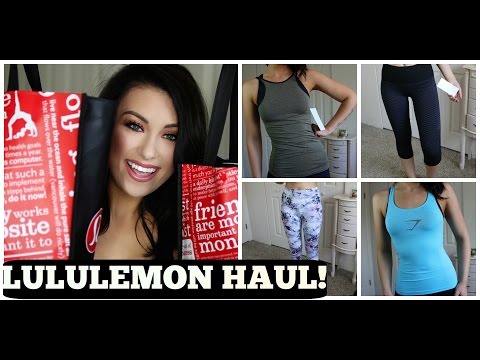 Huge Try On Lululemon And Gym Shark Haul!!!