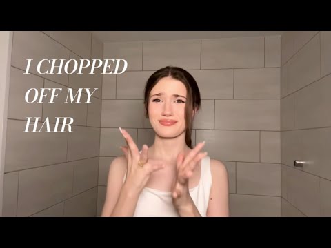 I CHOPPED OFF MY HAIR | spoiler: it got way too short