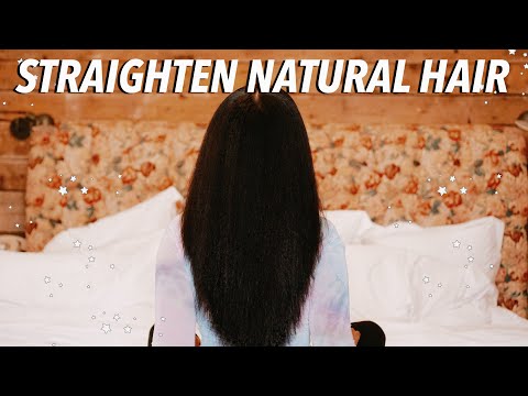 I Straightened My Natural Hair for the First Time in Years! | Bri Hall