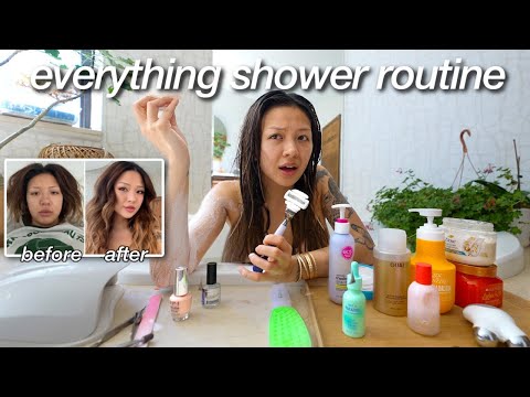 I Tested Viral EVERYTHING Shower Routine (skincare,  bodycare, haircare, shaving)