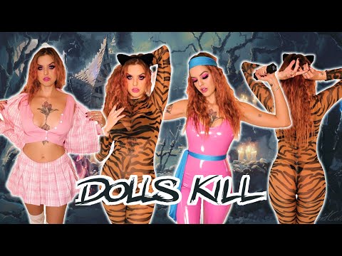 I try on a Catsuit for my last Halloween video of the month…. ft Dolls Kill **PART 2**