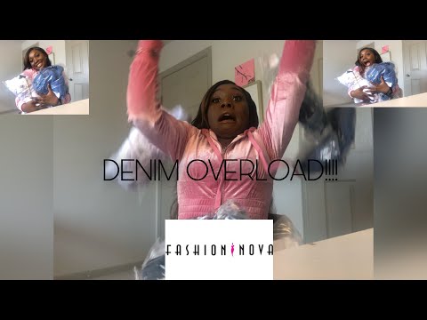 I WENT JEAN CRAZY| FASHIONOVA Haul🛍🤯