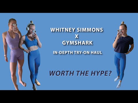 IN-DEPTH TRY-ON HAUL | WORTH THE HYPE? |  WHITNEY SIMMONS X GYMSHARK