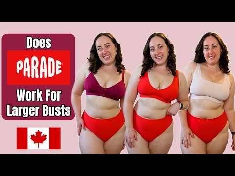 Is Parade Worth It In 2024? | Trying Parade Bralettes as a 34DDD | Shipping to Canada