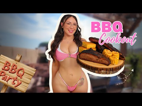 It's a BBQ Cookout! Smoked Brisket, Ribs and YUMMY sides! COME EAT!