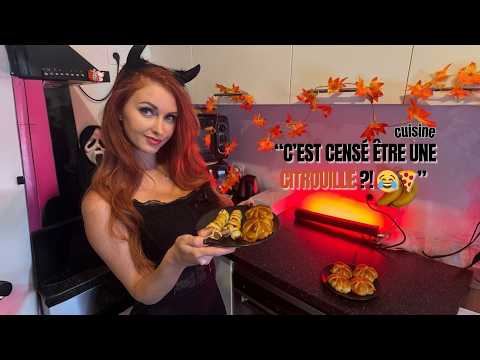 Je teste la recette virale TikTok des mini pizzas citrouilles spécial Halloween ! 🎃🕸️