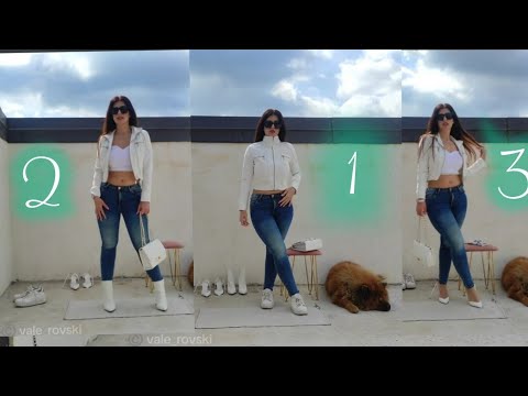 Jeans skinny try on haul review with vale_rovski