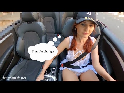 Jeny Smith in a White Summer Dress Fan Mix